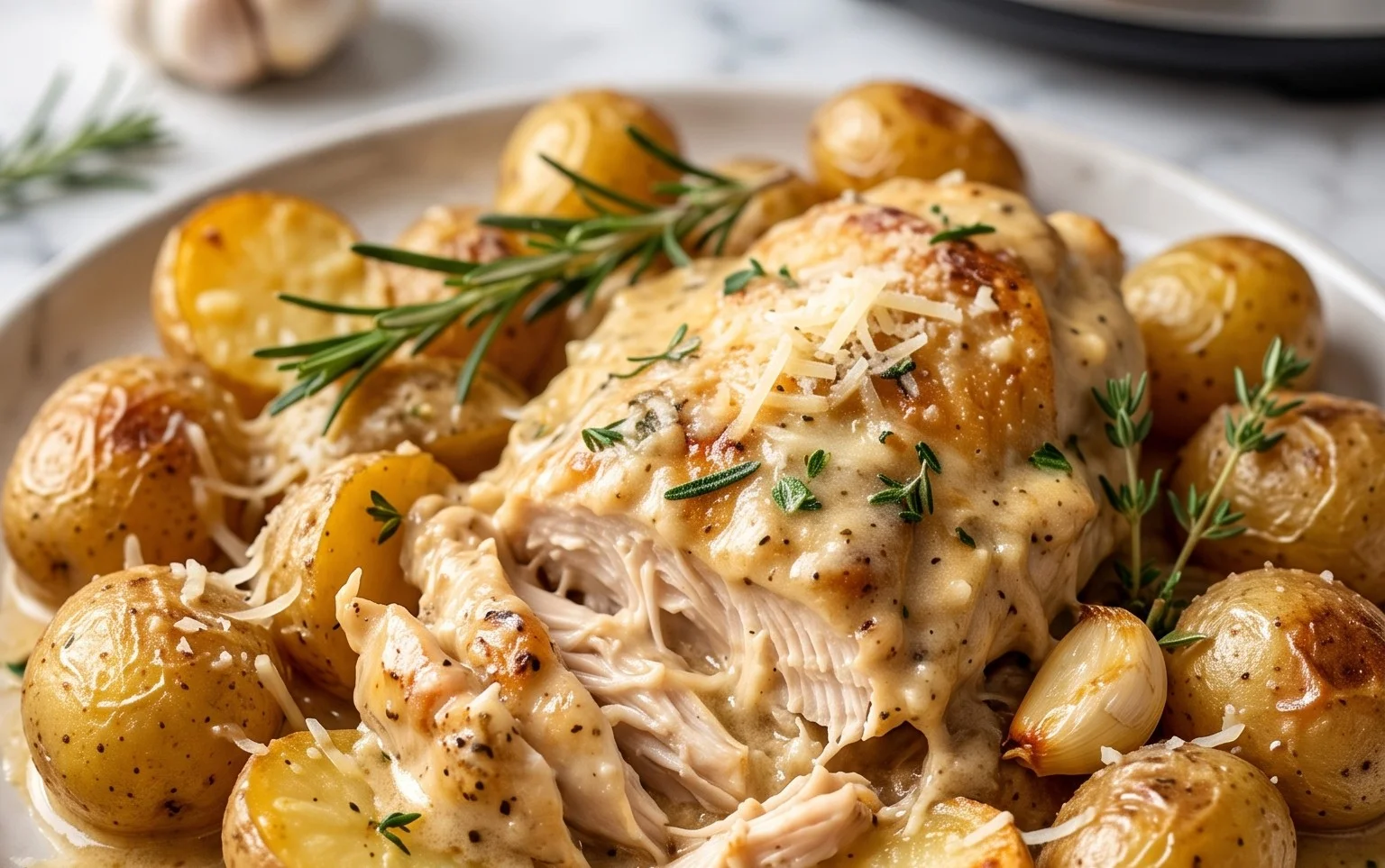 Garlic Parmesan Crockpot Chicken and Potatoes: An Incredible Ultimate Recipe
