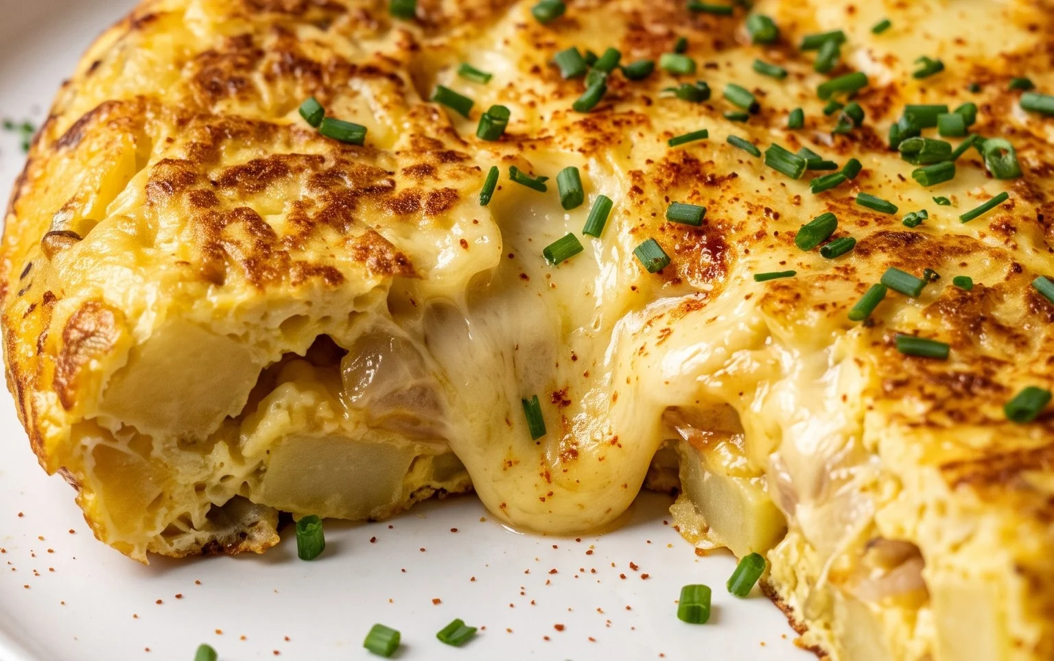 Tortilla espagnole au fromage