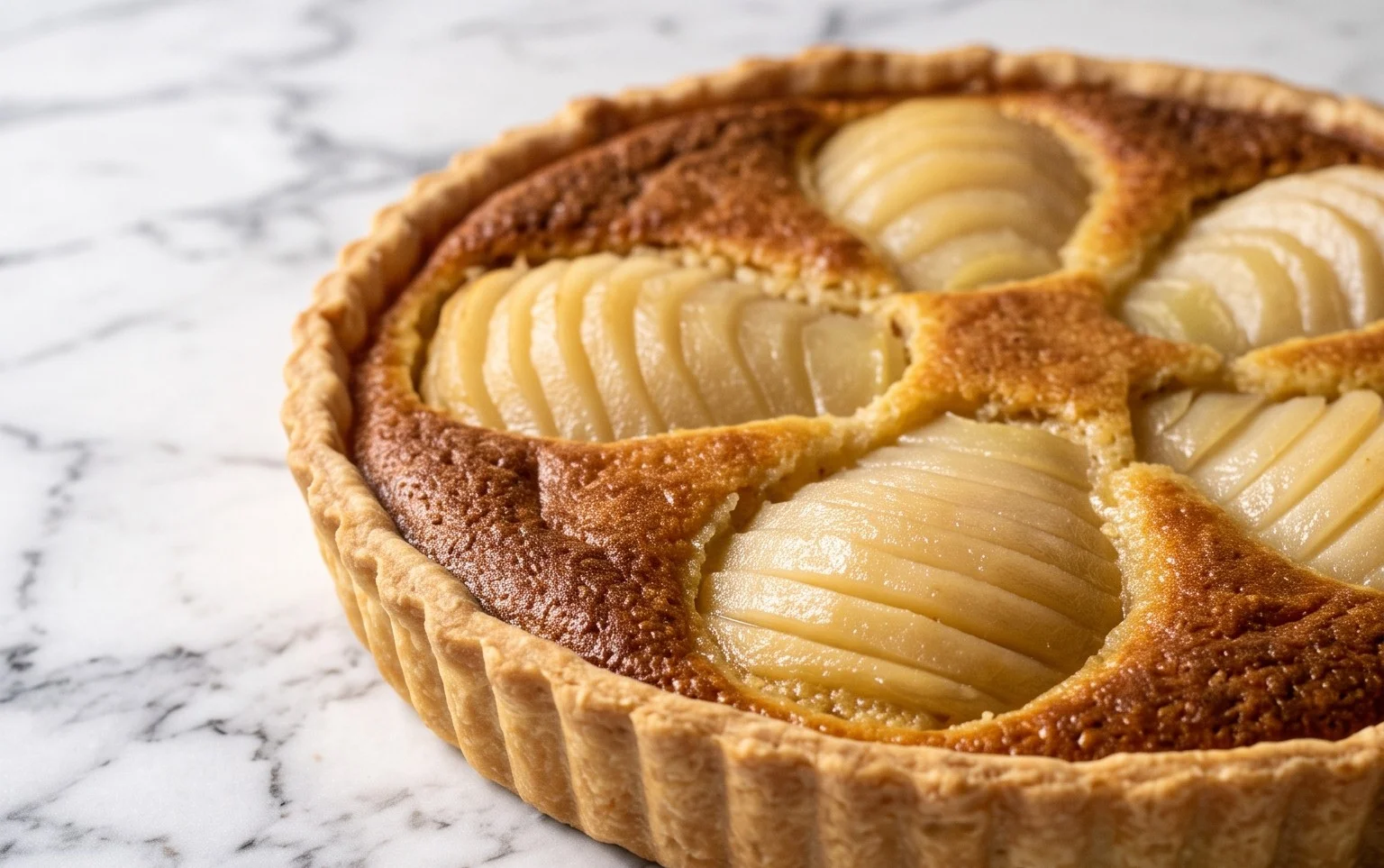 Tarte Poire Frangipane : Crémeuse et Gourmande