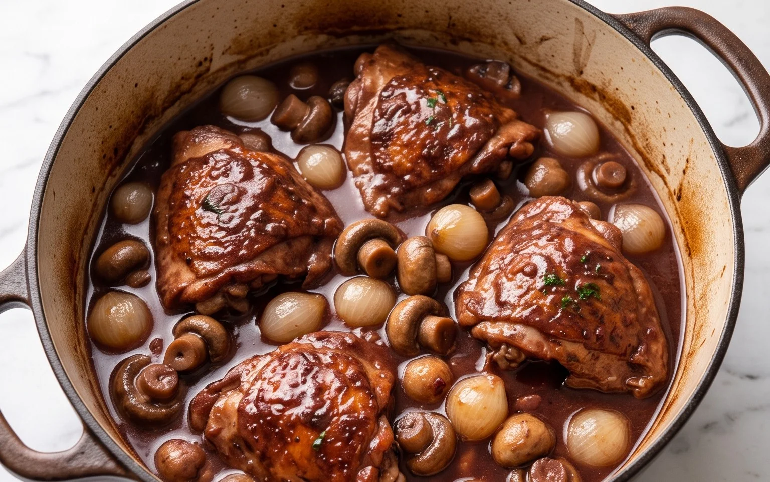 Coq au Vin : Recette Traditionnelle Française, Facile et Savoureuse