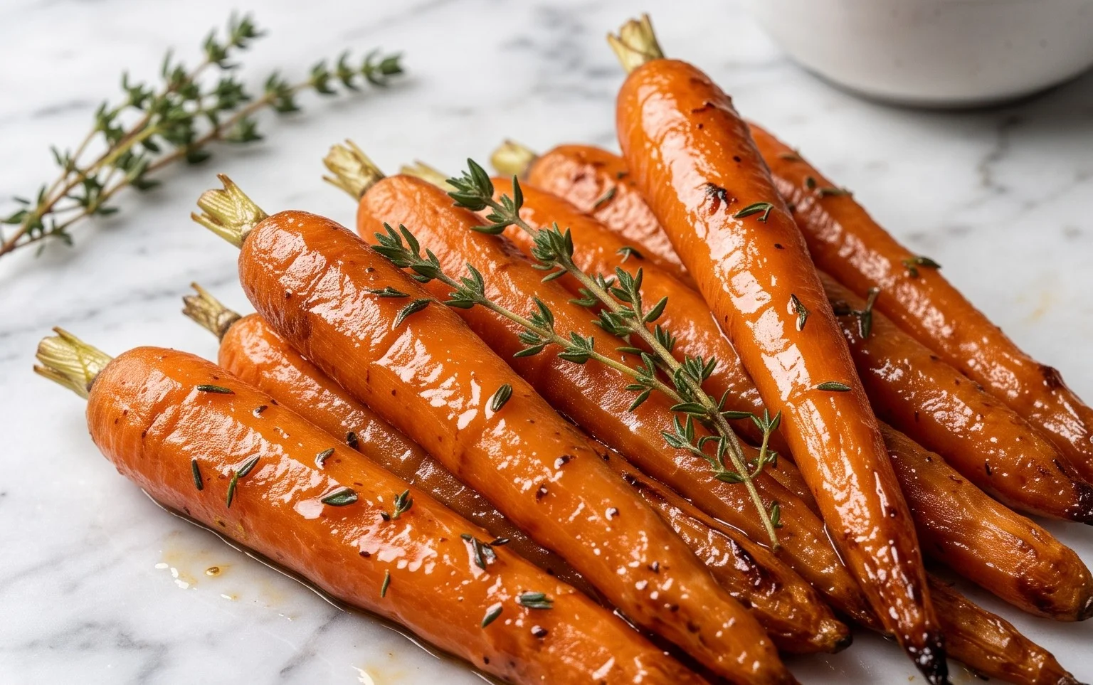 Carottes rôties miel thym: saveur douce garantie