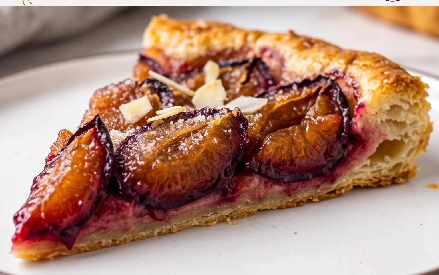 Tarte flamande aux prunes