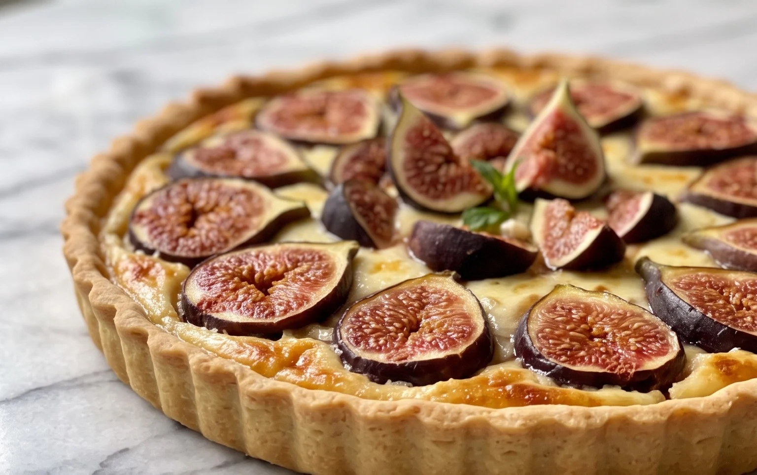Tarte figues, fromage, miel: la recette facile et gourmande