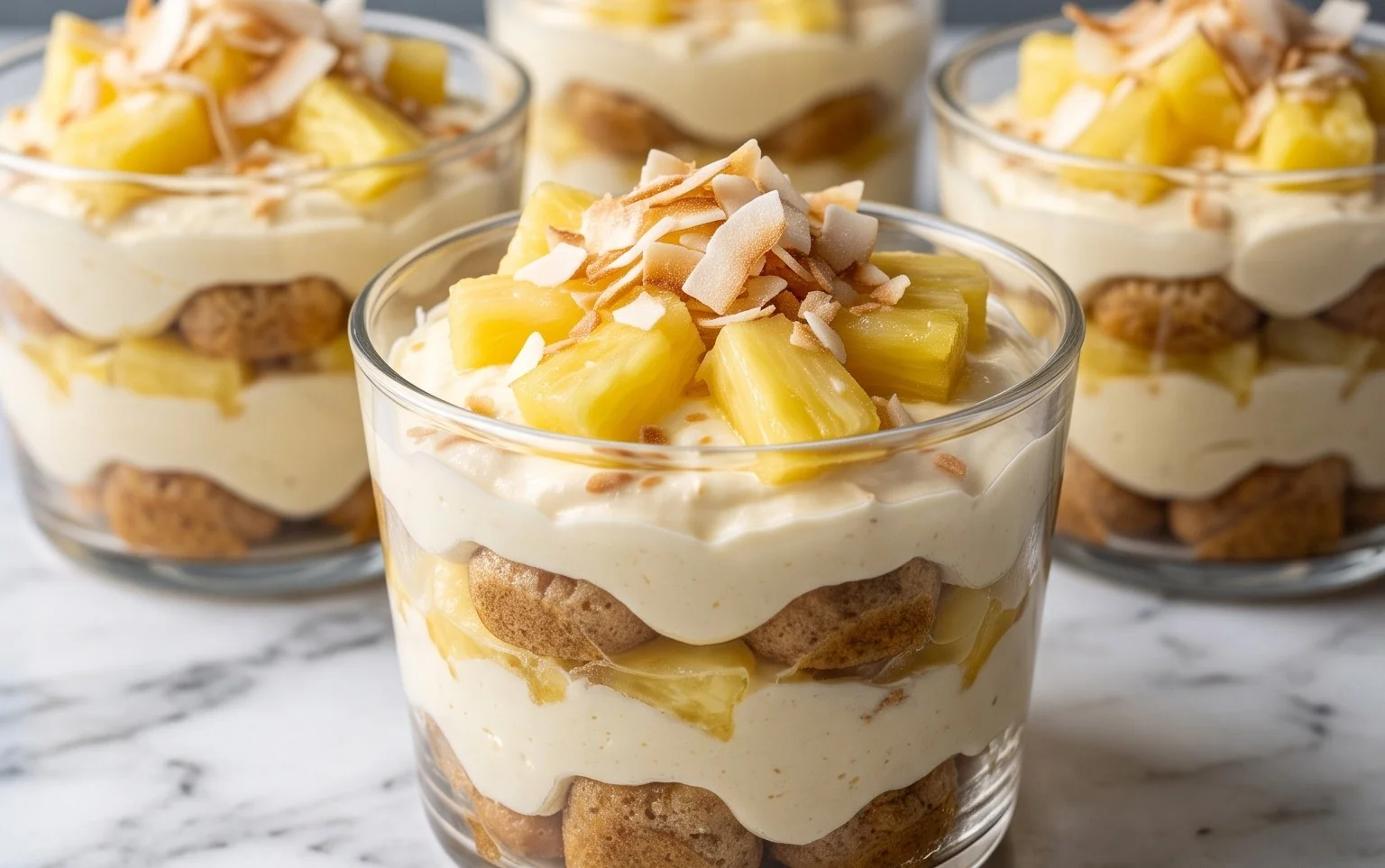 Tiramisu Ananas Coco : Dessert Tropical Exotique et Fruité